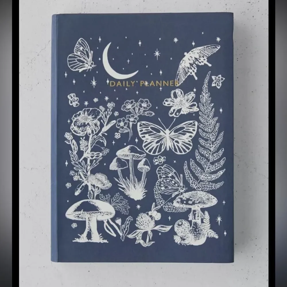 Oh Deer! x Urban Outfitters Celestial Moon & Star Print Daily Planner Book
